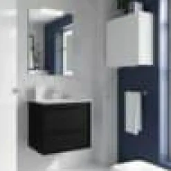 Mueble Suspendido 2 Cajones Y Lavabo De Porcelana – Attila – Salgar