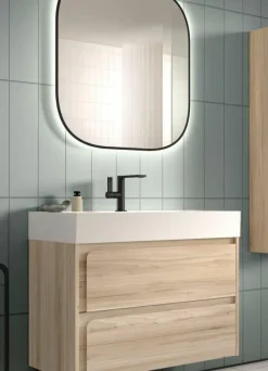 Mueble Suspendido 2 Cajones Combinando Acabados Fondo Aliso Y Frente A Elegir – Indico – Visobath
