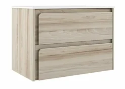 Mueble Suspendido 2 Cajones Combinando Acabados Fondo Aliso Y Frente A Elegir – Indico – Visobath