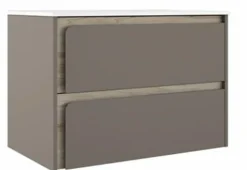 Mueble Suspendido 2 Cajones Combinando Acabados Fondo Aliso Y Frente A Elegir – Indico – Visobath