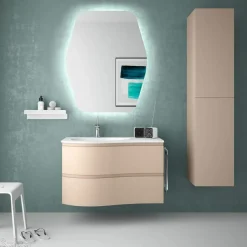 Mueble Suspendido Dos Cajones Con Opciones De Encimera Acabado Macchiato – MAM – Salgar