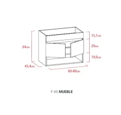 Mueble Suspendido Y Lavabo – Torvisco Group – Sete