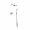 Pack Basic Grifo Empotrado Monomando Ducha Rociador Con Brazo Y Maneral – L20 – Roca – A5D1809C00