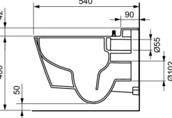 Pack Inodoro Suspendido Con Función De Lavado Agua Fría + Bastidor De 15 Cm (sin Conexión Eléctrica) – TeceOne – Tece