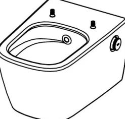 Pack Inodoro Suspendido Con Función De Lavado Agua Caliente Y Fría + Bastidor De 8 Cm (sin Conexión Eléctrica) – TeceOne – Tece