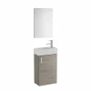 Pack Mueble Mik + Lavabo Albus 40 Gris – G7916017 – Gala