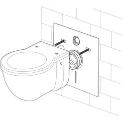 Panel Antivibratorio Para Wc Suspendido – Drena
