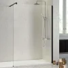 Panel Fijo De Ducha Con Perfilería Negra – Fresh – Kassandra