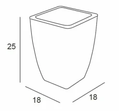 Papelera 5L – Gris Modelo Combis – 1868028 – Manillons Torrent