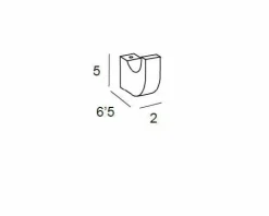 Percha – Cromo Modelo Lys – 6708002 – Manillons Torrent