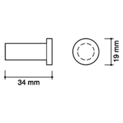 Percha – Nua Black – Neodek – 00226