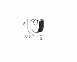 Percha – Oro-Blanco Modelo Carmen – 6608050 – Manillons Torrent