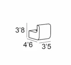 Percha Acabado Oro Cepillado 6808/6868 – Yass – Manillons Torrent