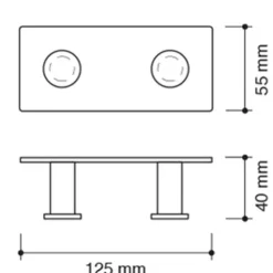 Percha Doble – Pixel – Neodek – 00368