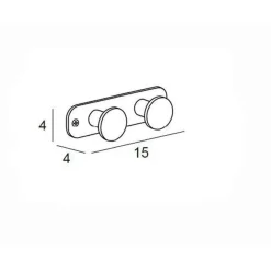 Percha Doble Adhesiva – Manillons Torrent