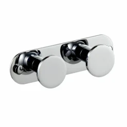 Percha Doble Pegar – Cromo Modelo Bassic – 1579002 – Manillons Torrent