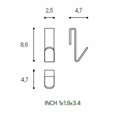 Percha Para Colgar X2 – Architect S+ – Cosmic –