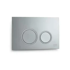 Placa Pulsadora Doble Círculos Blanco – Drena