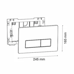 Placa Pulsadora Doble Slim – Drena