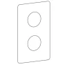 Plafón Termostático Estilo Premium Colección RECAMBIOS 00145003 – GRB Mixers