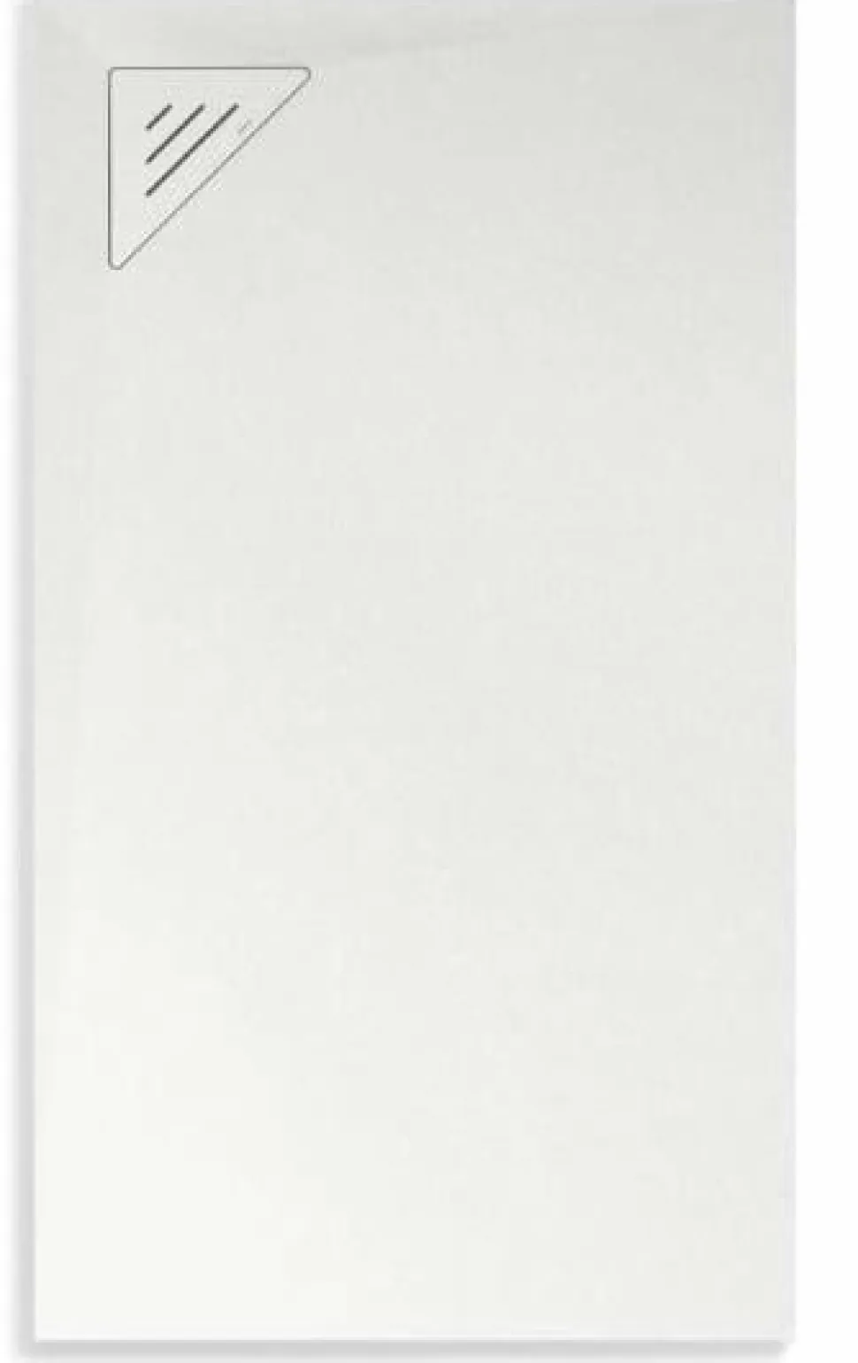 Plato De Ducha De Resina Blanco – Corner – Nuovvo