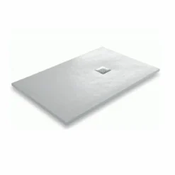 Plato De Ducha De Resina Elio Gris Cemento – Kassandra