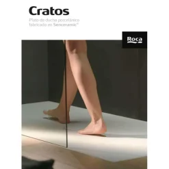 Plato De Ducha Extraplano De SENCERAMIC® – Cratos – Roca
