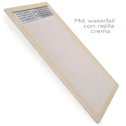Plato De Mármol Compacto Acabado Natural Con Rejilla – Waterfall – Decorban