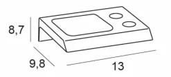 Portacepillos Pared – Cromo Modelo Marina – 2805002 – Manillons Torrent