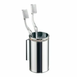 Portacepillos Pared – Cromo Modelo Carmen – 6646002 – Manillons Torrent