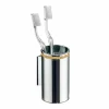 Portacepillos Pared – Cromo/Oro Modelo Carmen – 6646003 – Manillons Torrent