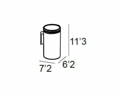 Portacepillos Pared Adh – Oro-Blanco Modelo Carmen – 6666050 – Manillons Torrent
