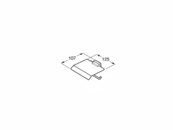 Portarrollo Con Tapa (Posibilidad De Instalación Mediante Tornillería O Adhesivo) – Rubik – Roca – A816849024
