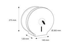 Portarrollos Coletividades Cromado – PrestoEquip – 88097