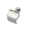Portarrollos De Baño Con Tapa Baho ACERO 11 Cm – MATTG070B – Gamma