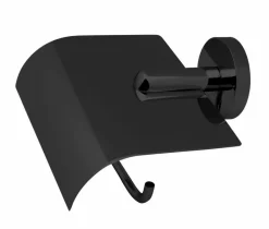 Portarrollos De Pegar – Negro Mate. Modelo Eco – 6580081 – Manillons Torrent