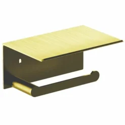 Portarrollos Dispensador De Papel Color Oro 16876.G – Nofer