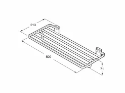 Portatoallas Con Toallero (instalación Mediante Tornillería) – Rubik – Roca – A816848024