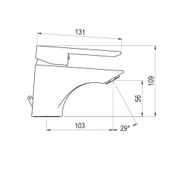 PRESTO XT ECO FUSION Accionamiento Mediante Maneta Monomando. PRESTO XT Eco-Fusion Lavabo – 71250 – Presto Iberica