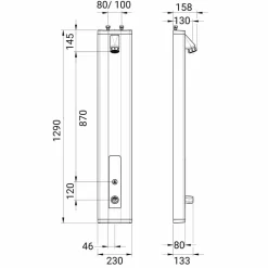 Prestoduc Accionamiento Mediante Pulsador. PRESTO Conjunto Prestoduc Con Grifo Touch – 88828 – Presto Iberica