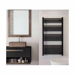 Radiador Toallero Hidráulico Negro – Gamma – Mithos
