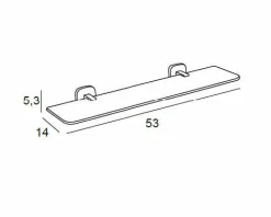 Repisa – Cromo Modelo Bassic – 1509002 – Manillons Torrent