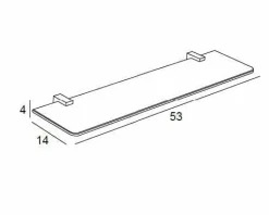 Repisa – Cromo Modelo Cristal – 5409002 – Manillons Torrent