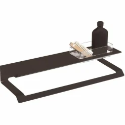 Repisa Toallero – Negro Mate Modelo Slim – 2336081 – Manillons Torrent