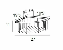 Rinconera Rejilla – Cromo Modelo Combis – 2528002 – Manillons Torrent