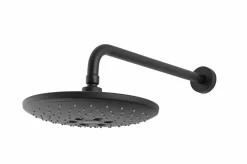 Rociador Circular Ø 24 Cm Con Brazo A Pared Incluido. Acabado Negro – G3979602 – Gala