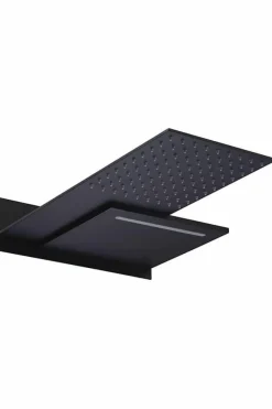 Rociador Cuadrado Salida Pared 2 Funciones Negro M – RPS490/NG – Imex