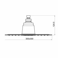 Rociador Cuadrado Sonido – 66430SI – Galindo