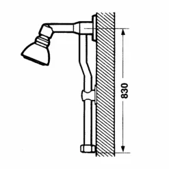 Rociador De Ducha No Aplica PRESTO Rociador Orientable Con Tubo Para Presto 65 Y 75. – 29206 – Presto Iberica