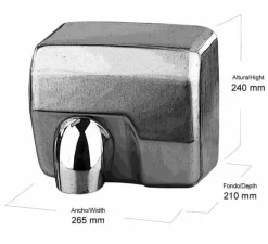 Secamanos óptico 2500 W – Vendaval – Ghessu Bath